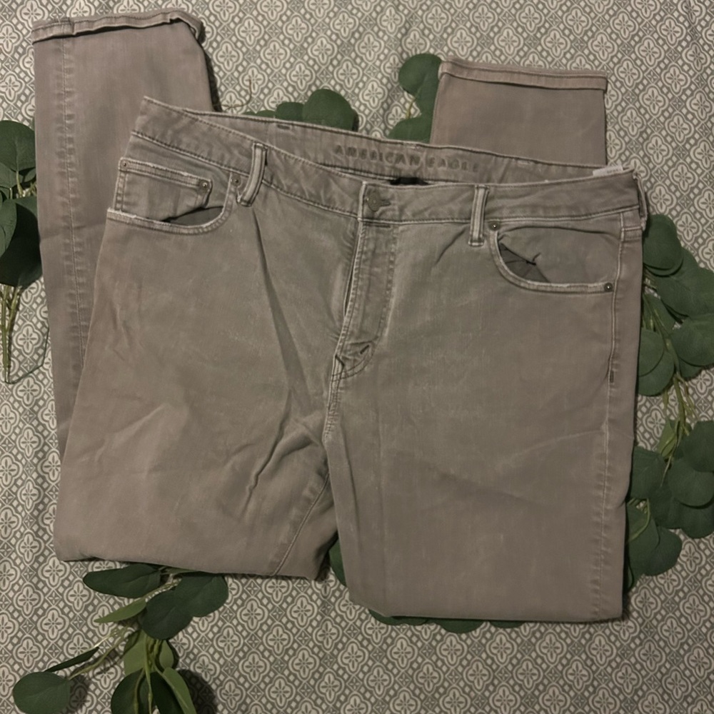 Grey jeans